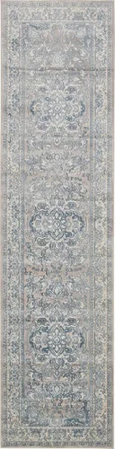 Vista 17 de Unique Loom Paris Collection - Alfombra de abedul (2 pies 7 pulgadas x 6 pies, color azul/beige)