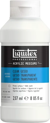 Vista 11 de Liquitex Basics Tubo mediano de Gesso para aplicación en superficies, 8.5 onzas Negro