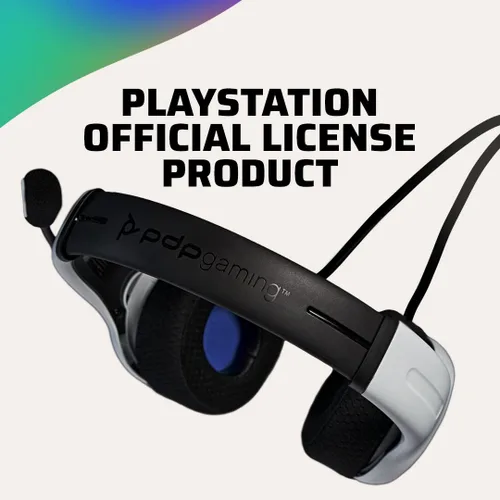 Vista 4 de PDP AIRLITE Headset with Mic for PS5, PS4, PC - Frost White