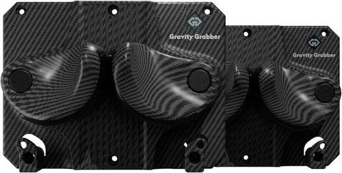 Vista 25 de Gravity Grabber La estantería de pared definitiva para esquís y tablas de snowboard - Se adapta a cualquier esquí o tabla de snowboard - Guarda tus