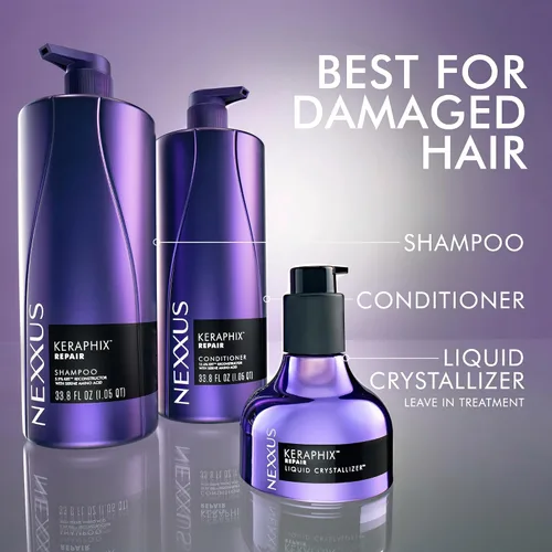 Vista 6 de Nexxus KERAPHIX™ Champú para Reparación de Cabello Dañado 33.8 oz