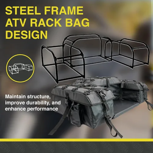 Vista 5 de ATV Tek ASPBBLK Arch Series Bolsa inferior acolchada en negro