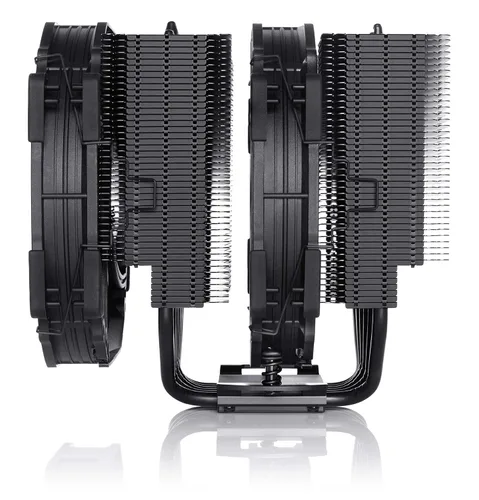 Vista 3 de Noctua NH-D15 chromax.Black, Enfriador de CPU de dos torres (140mm, negro)