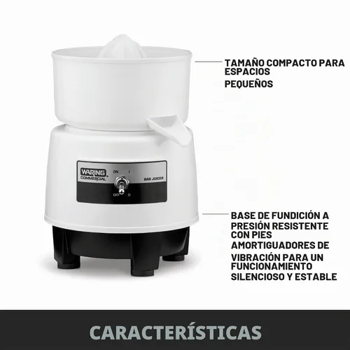 Vista 4 de Waring Exprimidor eléctrico compacto de cítricos con capacidad de 120