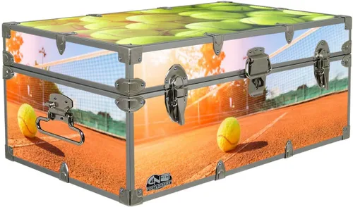 Vista 6 de C&N Footlockers Baúl de diseñador – Baúl de almacenamiento con temática deportiva – Disponible en 15 temas diferentes – 32 x 18 x 13.5 pulgadas
