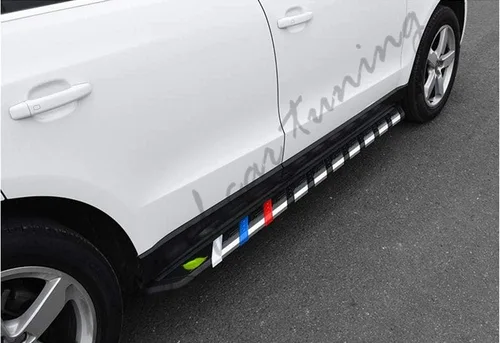 Vista 3 de Estribos de aluminio Estribos laterales Barras Nerf para Nissan X-Trail Rogue 2014-2019