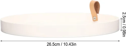 Vista 7 de Keenso Plato para joyas, elegante bandeja de cepillo de pelo de ABS para tocador, botella de perfume, 1 paquete