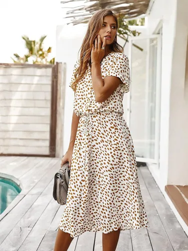Vista 5 de Milumia Women's Button Up Split Long Sleeve V Neck Multicolored Flowy Party Maxi Dress
