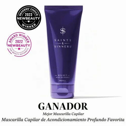Vista 3 de Saints & Sinners Mascarilla divina de terciopelo galardonada para reparar el cabello seco, dañado y encrespado