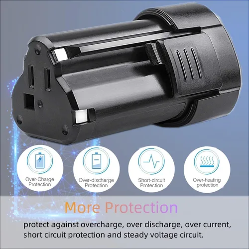 Vista 4 de ARyee Batería de repuesto de 12V 3000mAh para Rockwell RW9300 WA3503 WA3504 WA3505 RK2515K2 RK2514K2 Batería de alimentación inalámbrica de litio (2)