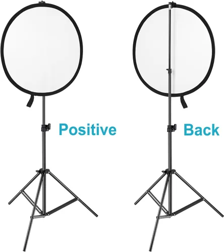 Vista 4 de NEEWER Paquete de 2 abrazaderas reflectoras para telón de fondo, aleación de aluminio resistente, adaptador de montaje de abrazadera