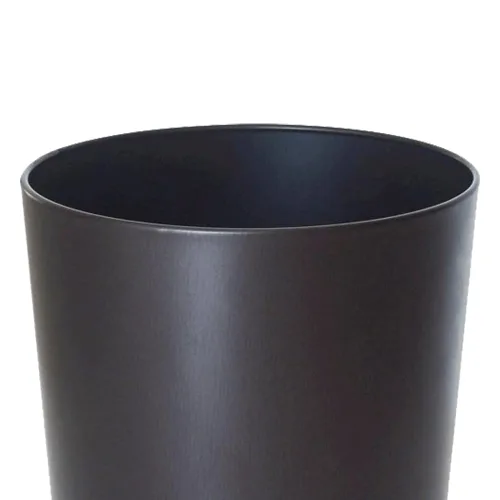 Vista 4 de SEDLAV Papelera, Bronce de metal, 11". Bote de basura pequeño ideal, para: Papelera de baño, Papelera de oficina, Papelera para dormitorio, Papelera