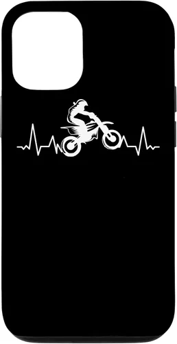 Vista 28 de Motocross Motorcyclist Dirtbike Pitbike Motorcyclist Case for iPhone 17