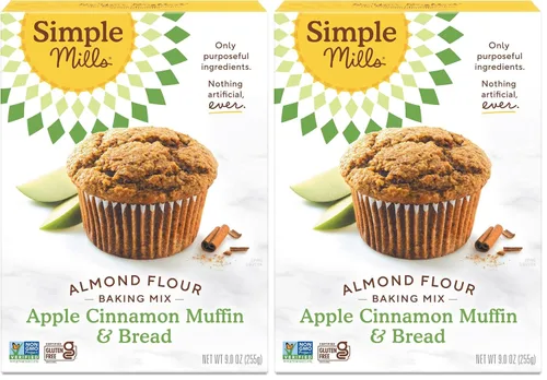 Vista 12 de Simple Mills Mezcla de Harina para Magdalenas y Pan de Manzana con Canela, 9 onzas