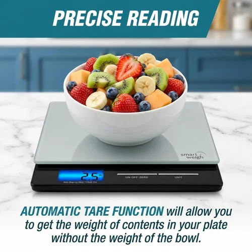 Vista 12 de Smart Weigh Escala Postal Profesional de USPS con Plataforma de Vidrio Templado, Múltiples Modos de Pesaje y Función de Tara, Escala de Envío