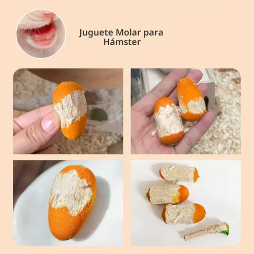 Vista 4 de Niteangel Juguetes masticables y decorativos para hámster: paquete de 6