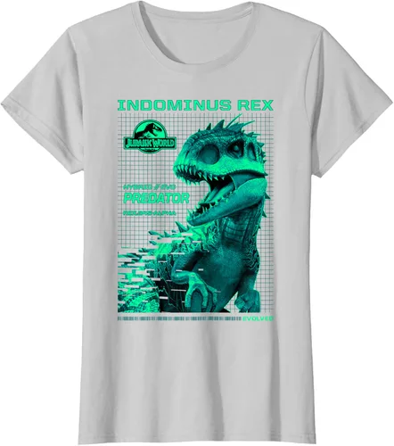 Vista 23 de Jurassic World Indominus Rex Hybrid Predator T-Shirt Small Negro