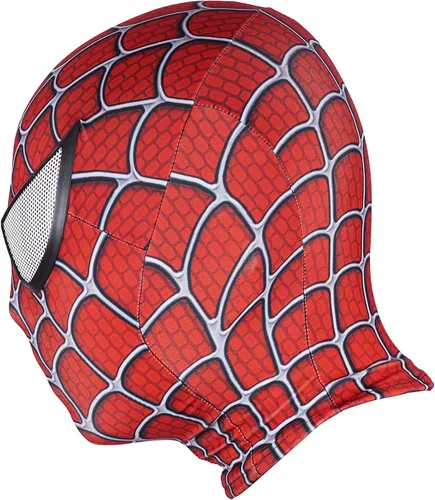 Vista 2 de BREVTXIS Máscara de superhéroe para Halloween, cosplay, máscara para adultosniños
