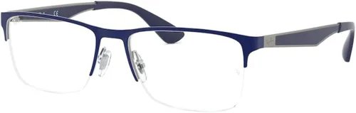 Vista 9 de Ray-Ban Unisex Rx6335 Rectangular Prescription Eyeglass Frames Negro en Arista/Demo Lens