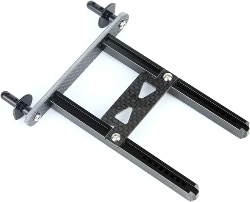 Vista 2 de LCX Racing 1/10th RC Crawler Car Aluminio y fibra de carbono Poste de montaje de cuerpo trasero para Traxxas TRX4, actualizaciones de piezas