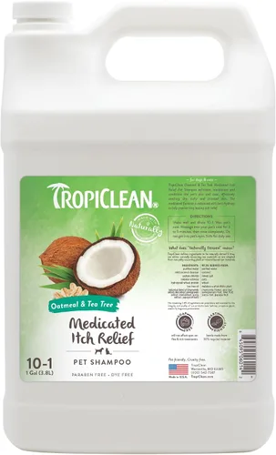 Vista 10 de TropiClean Champú Desodorante para Perros con Olor, Champú Profesional para Perros, Poderoso Control del Olor, Seguro para Cachorros, Aroma a Aloe