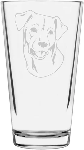 Vista 282 de Podenco Canario - Vaso de pinta de 16 onzas con temática de perro personalizado