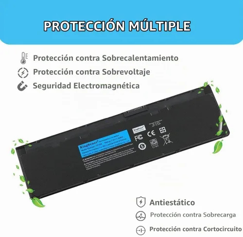 Vista 4 de Batería para portátil VFV59 de 52 Wh para Dell Latitude E7240
