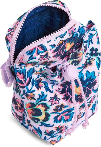 Vista 4 de Vera Bradley Recycled Lighten Up Reactive Deluxe Water Bottle Crossbody Sling Bag