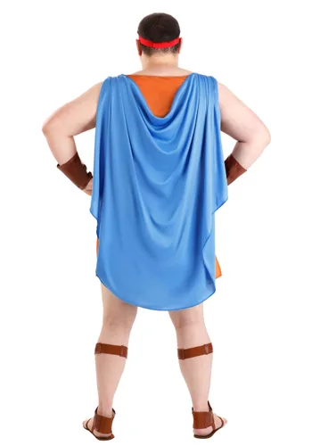 Vista 7 de Disfraz Deluxe de Hércules para Hombre Talla Plus Size de Disney Multicolor