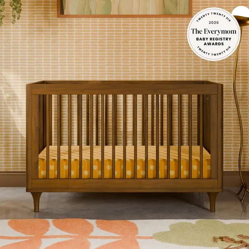 Vista 4 de Babyletto Lolly Cuna convertible 3 en 1, nogal natural
