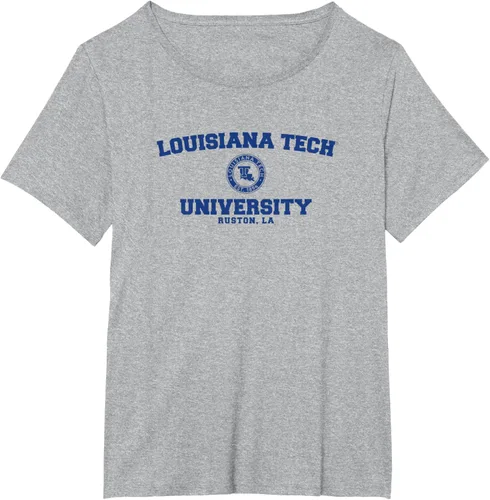 Vista 19 de Camiseta Louisiana Tech Bulldogs Circle Logo, Gris