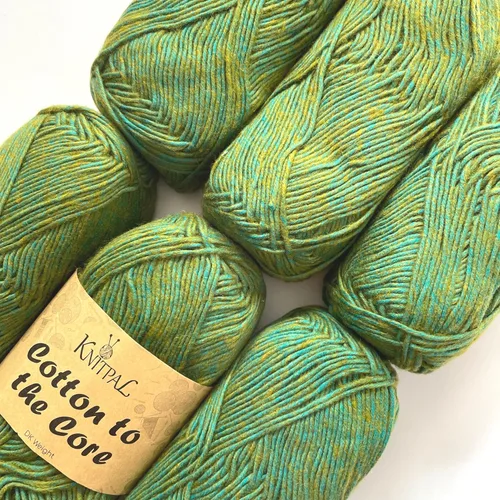 Vista 46 de Cotton to The Core - Hilo de algodón para ganchillo, paquete de 6 (852 yardas/10.58 oz), patrones gratuitos, apto para principiantes, hilo suave