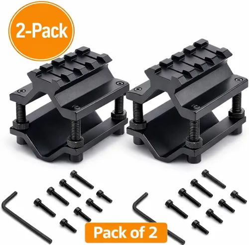 Vista 2 de 360 Tactical Adaptador Universal de Base Weaver de 21mm Convertidor de Cañón Mira de Alcance de Alta Resistencia