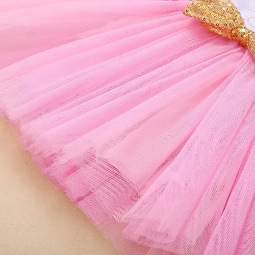 Vista 5 de ODASDO Juego de ropa de 2 piezas para bebés y niñas pequeñas de manga larga tutú con lazo para la cabeza