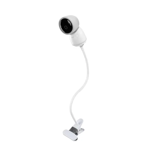 Vista 2 de Soporte de clip para monitor de bebé Arenti sin herramientas ni daños en la pared (blanco)