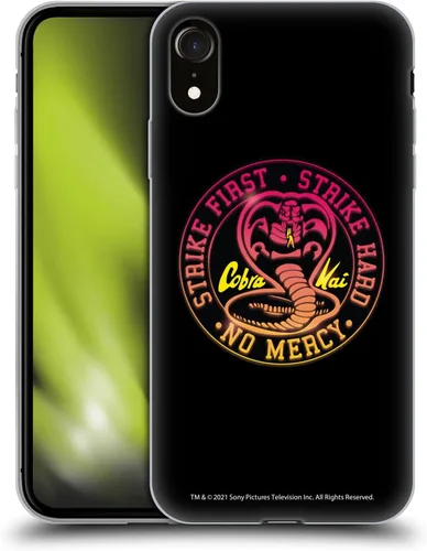 Vista 67 de Head Case Designs Funda de gel suave con licencia oficial de Cobra Kai Eagle Fang Logo Key Art compatible con Apple iPhone 7 Plus/iPhone 8 Plus