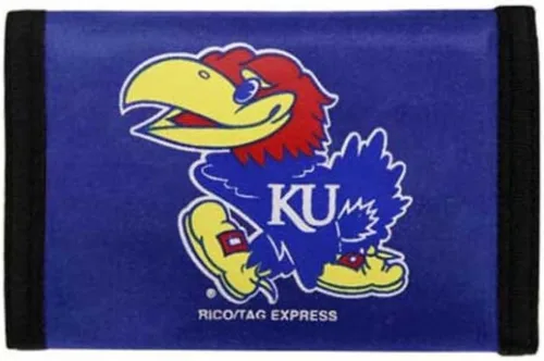 Vista 3 de Rico Industries Cartera de nailon de tres pliegues de la NCAA