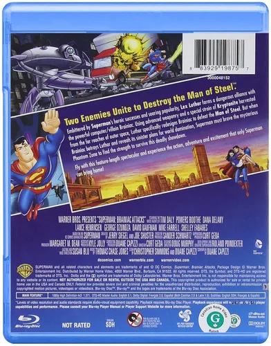Vista 2 de Superman Brainiac Attacks Blu-ray