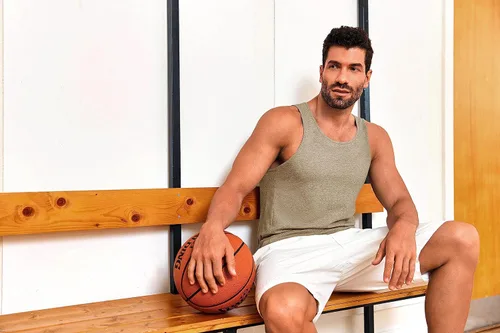 Vista 8 de ZIWOCH Camiseta sin mangas de algodón para hombre, para entrenamiento, culturismo