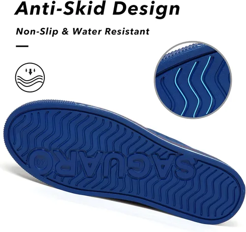 Vista 6 de SAGUARO Zuecos de jardín para hombre y mujer, zapatos casuales unisex de secado rápido, sandalias de verano antideslizantes para playa