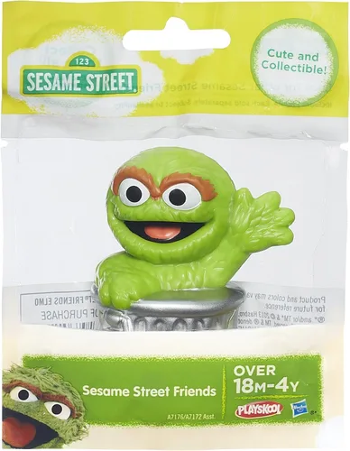 Vista 2 de Sesame Street Oscar The Grouch - Figura de 2.5 pulgadas