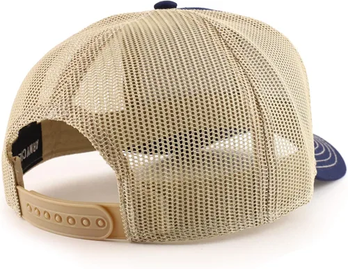 Vista 3 de Armycrew Gorra de camionero de malla trasera de 2 tonos XXL, marino