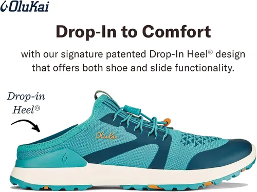 Vista 4 de OLUKAI Miki Trainer - Tenis para mujer, ligeros, ajuste ultra cómodo, suela de goma con agarre húmedo