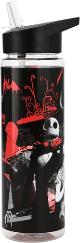 Vista 4 de The Nightmare Before Christmas Jack Sally - Botella de agua Tritan de 24 onzas