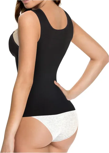 Vista 3 de Gotoly Chaleco de compresión para mujer con control de abdomen, faja de compresión invisible