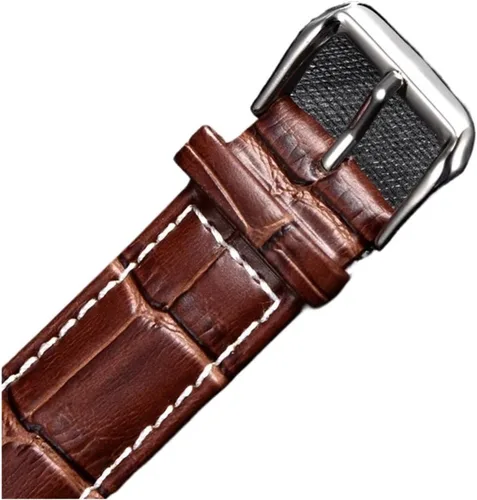 Vista 6 de Correas clásicas de cuero Watcbands 0.945 in 0.866 in 0.787 in 0.709 in 0.630 in hombres de negocios pulseras reloj accesorios correas