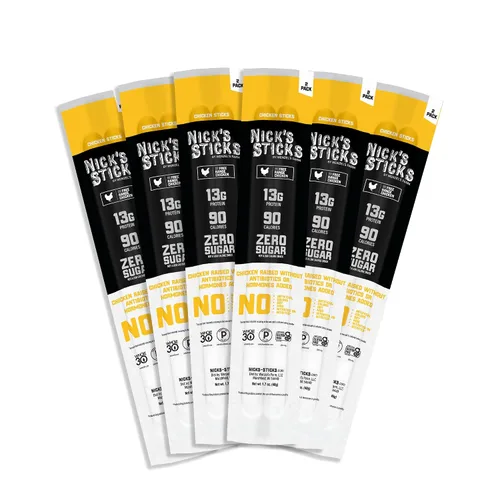 Vista 13 de Nick's Sticks 100% de carne de res alimentada con hierba - sin gluten - aprobados para paleo, keto, whole30 - sin azúcar, soya, antibióticos u