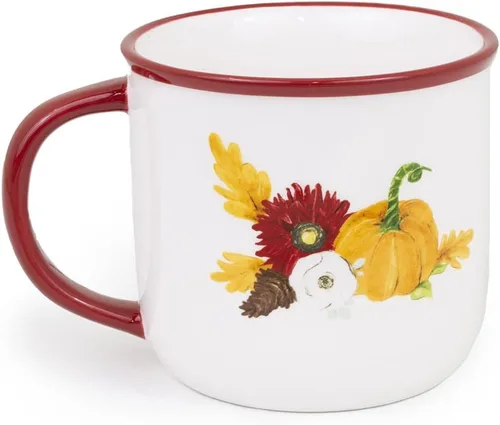 Vista 13 de Boston International Taza de cerámica para café/té, 12 onzas, Bee Haven