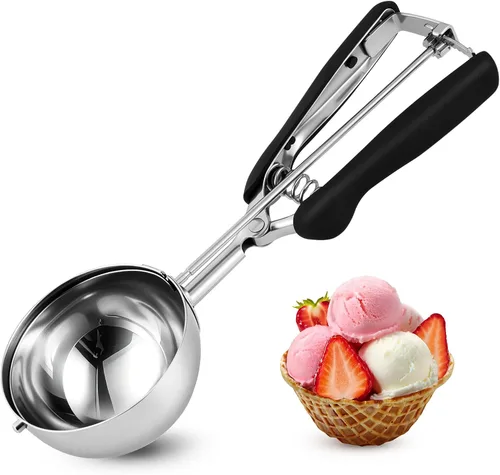 Vista 26 de Juego de Cuchara de Galletas 1 Cucharada, Tamaño #60 Cuchara de Masa de Galletas para Hornear, Cuchara de Helado de 15 ml/0.5 oz, Cuchara