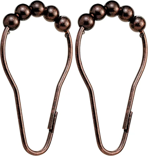 Vista 11 de Moen SR2100BN - Anillos enrollables para cortina de ducha, paquete de 12, níquel cepillado